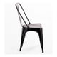 thumbnail image 5 of Silla de Comedor Estilo Industrial Metal Negro Apilable 44 cm, 5 of 8