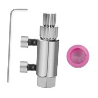 Magideal - Herramienta De Eliminación Del Extractor De Tornillo De Cabeza Rota, Hardware De Extracto De Alambre De Cable De Válvula De Ángulo De Grifo Versátil Y Plata