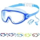 thumbnail image 1 of Gafas natación niños visión amplia antivaho antigoteo cubierta nariz correa ajustable, 1 of 6