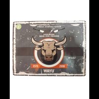 Disparo - Individual 40X30Cm Toro Wayu Mesa Quincho Asado Cocina