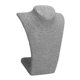 thumbnail image 3 of Collar Colgante Pantalla Busto Maniquí Joyas Soporte de exhibición Soporte Gris M, 3 of 5