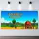 thumbnail image 2 of Pancarta de Fondo Temático Stardew Valley Desmarcar 150x90cm, 2 of 6