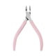 thumbnail image 1 of Tijeras Para Cortar Cutículas De Acero Inoxidable Mango De Silicona Antideslizante Salón Rosa, 1 of 3