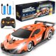 thumbnail image 1 of Coche con mando a distancia Growsland, regalo de Navidad, 1/18, eléctrico, naranja, 1 of 7