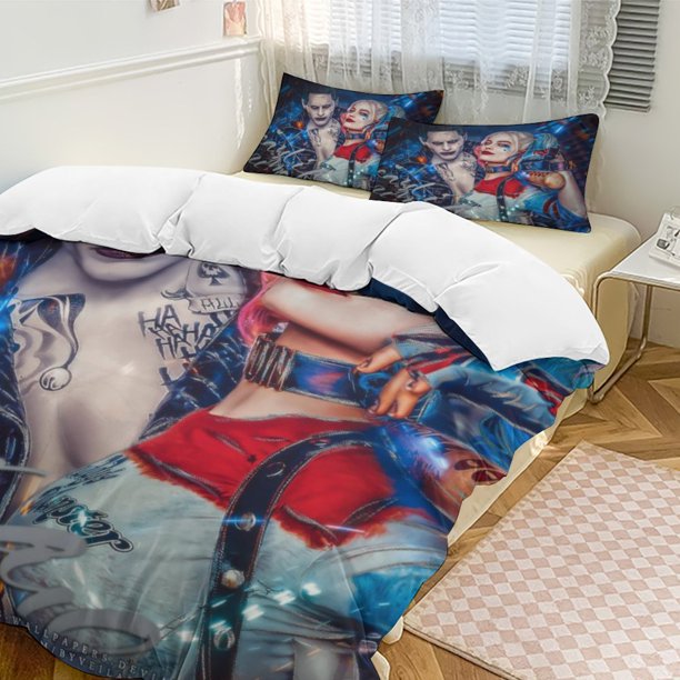 Harley Quinn 3-Piece Bedding Set Soft Warm And Comfortable Bed Set