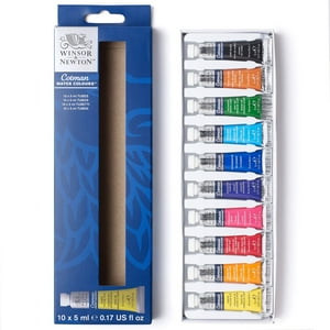 Set De Acuarelas Cotman De Winsor & Newton, 10 Colores, Tubos De 5 Ml (0,17 Oz)