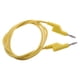 thumbnail image 3 of Cable De Prueba De Conector Banana De Silicona, 1 M, 4 Mm, Para Multímetro, Pinza De Cocodrilo, Color Amarillo Claro, 3 of 5