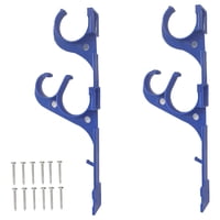 Ioensy - 2 Ganchos Para Piscina, Colgadores Para Postes De Piscina, Varillas Telescópicas Y Cepillos.