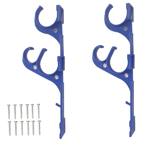 Ioensy - 2 Ganchos Para Piscina, Colgadores Para Postes De Piscina, Varillas Telescópicas Y Cepillos.