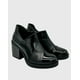 thumbnail image 3 of Botin para mujer charol con taco Negro, 3 of 4