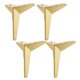 thumbnail image 4 of 4/Set Patas De Muebles Estilo Moderno Para Gabinete, Muebles, Sillón Reclinable, Dorado 17cm, 4 of 5