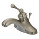 thumbnail image 1 of Grifo para lavabo Kingston Brass Victorian de 4 pulgadas, níquel cepillado, 1 of 1