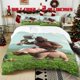 thumbnail image 1 of 3pcs HOG RIDERPrinted 3pcs Bedding Set Soft Duvet Cover with 2 Pillowcases All Season Comfort, 1 of 5