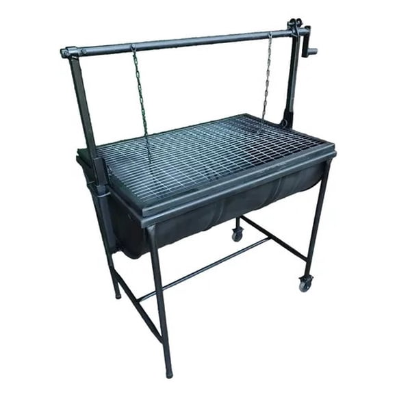 Parrilla Movil con Levante Desmotable Simple 80x90cm