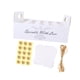 thumbnail image 1 of Kit de bandeja de cono de confeti Kraft, soporte de exhibición, caja hueca para dulces, artesanía hecha a mano, soporte de decoración para bodas para Blanco y 20 hoyos, 1 of 5