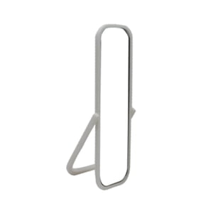 Magideal - Espejo De Casa De Muñecas En Miniatura, Accesorios De Decoración De Casa De Muñecas Realistas, Espejo De Cuerpo Entero, Muebles De Casa De Muñecas Par 86 Cm Blanco