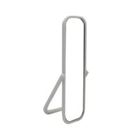 Magideal - Espejo De Casa De Muñecas En Miniatura, Accesorios De Decoración De Casa De Muñecas Realistas, Espejo De Cuerpo Entero, Muebles De Casa De Muñecas Par 86 Cm Blanco