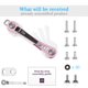 thumbnail image 4 of Llavero organizador compacto de 14 llaves rosa – EM Premium Products, 4 of 6