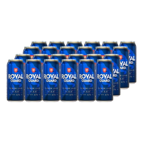 Pack 24 Cervezas Royal Guard Lata 470Ml