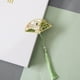 thumbnail image 1 of 1pc Traditional Chinese Folding Fan Bookmark - Perfect for Reading Newspapers & Office Supplies!, 1 of 5
