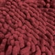 thumbnail image 4 of Alfombra de baño navideña, súper suave, absorbente, antideslizante, de microfibra chenilla, para bañera, ducha, superficie texturizada, suelo, cabina de ducha, color rojo., 4 of 5