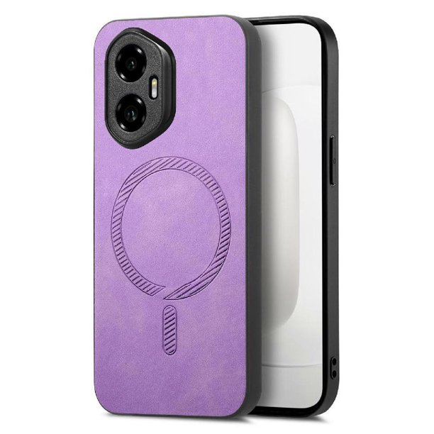 Magnetic Slim Case for Honor 300 with Camera Guard & Anti-Scratch Back Purple