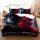 thumbnail image 2 of Deadpool Spiderman Quilt Duvet Cover Set Bedding Bed Linen Bedclothes3-Piece Bedding Set, 2 of 5