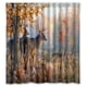 thumbnail image 1 of Cortina de ducha de ciervo oli, juego de cortina de baño con ganchos, tamaño 66 x 72 pulgadas, 1 of 3