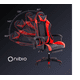 thumbnail image 4 of Silla Gamer Nibio GC035 Reclinable 160° Apoya Pies Roja, 4 of 5