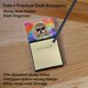 thumbnail image 2 of Dispensador Recargable Con Soporte Para Notas Adhesivas Shih Tzu Hippie Dawg, 2 of 7