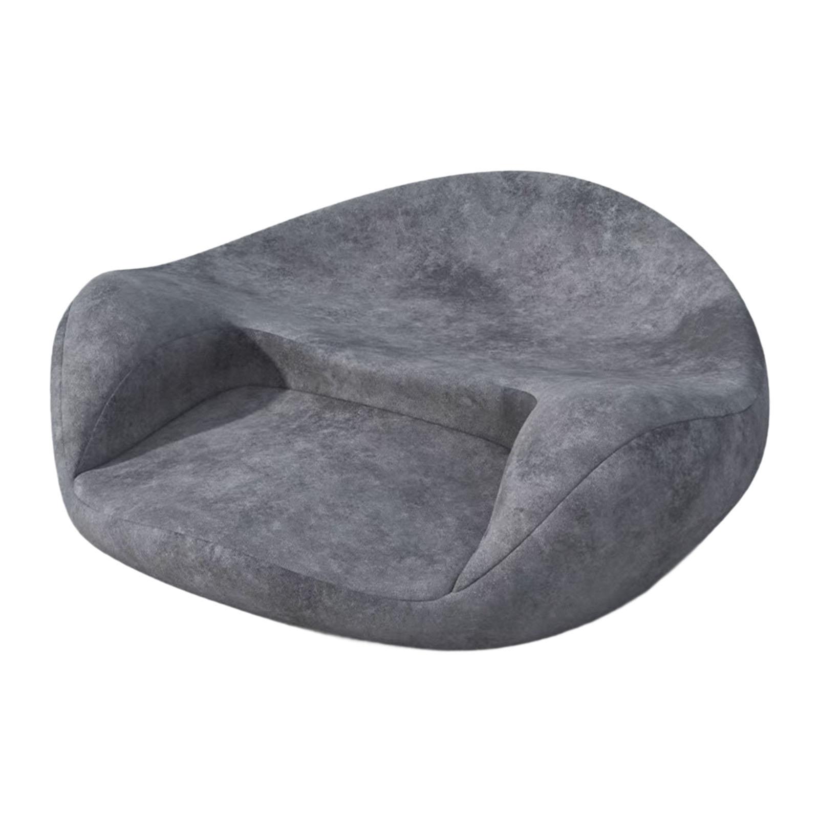 Magideal - Cojín De Meditación, Cojín Ergonómico De Suelo Para Estar Sentado Durante Largos Periodos, Adecuado Para Deportes, Dormitorios, Salas De Té Y Salas De Gris