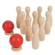 thumbnail image 1 of Juego De Bolos De Madera, Juguetes De Bolos, Aprendizaje Temprano Para Bebés, Niños Pequeños, Jardín De Césped, 1 of 4