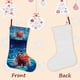 thumbnail image 3 of Ralph el Demoledor Tema: Calcetines de Navidad, fino lino blanco para colgar en escaleras y chimenea, decoración navideña para el hogar, regalo de Navidad. 45cm × 32cm, 3 of 5