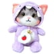 thumbnail image 4 of Gato Animal De Peluche Juguetes De Peluche Suave Gato Muñeca Campana Juguetes Para Sofá Lila, 4 of 5