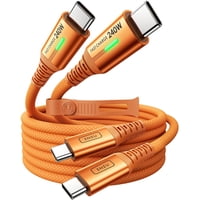 Iniu - Cable Usb C A Usb C De 240 W De Carga Rápida Para Iphone Y Samsung