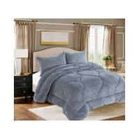 Imac Hogar - Plumon Chiporro De Invierno 2 Plazas Gris