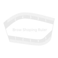 Ioensy - Regla Para Dar Forma A Las Cejas Para Principiantes. Resistente, Profesional Y Fácil De Usar. Estilo B.