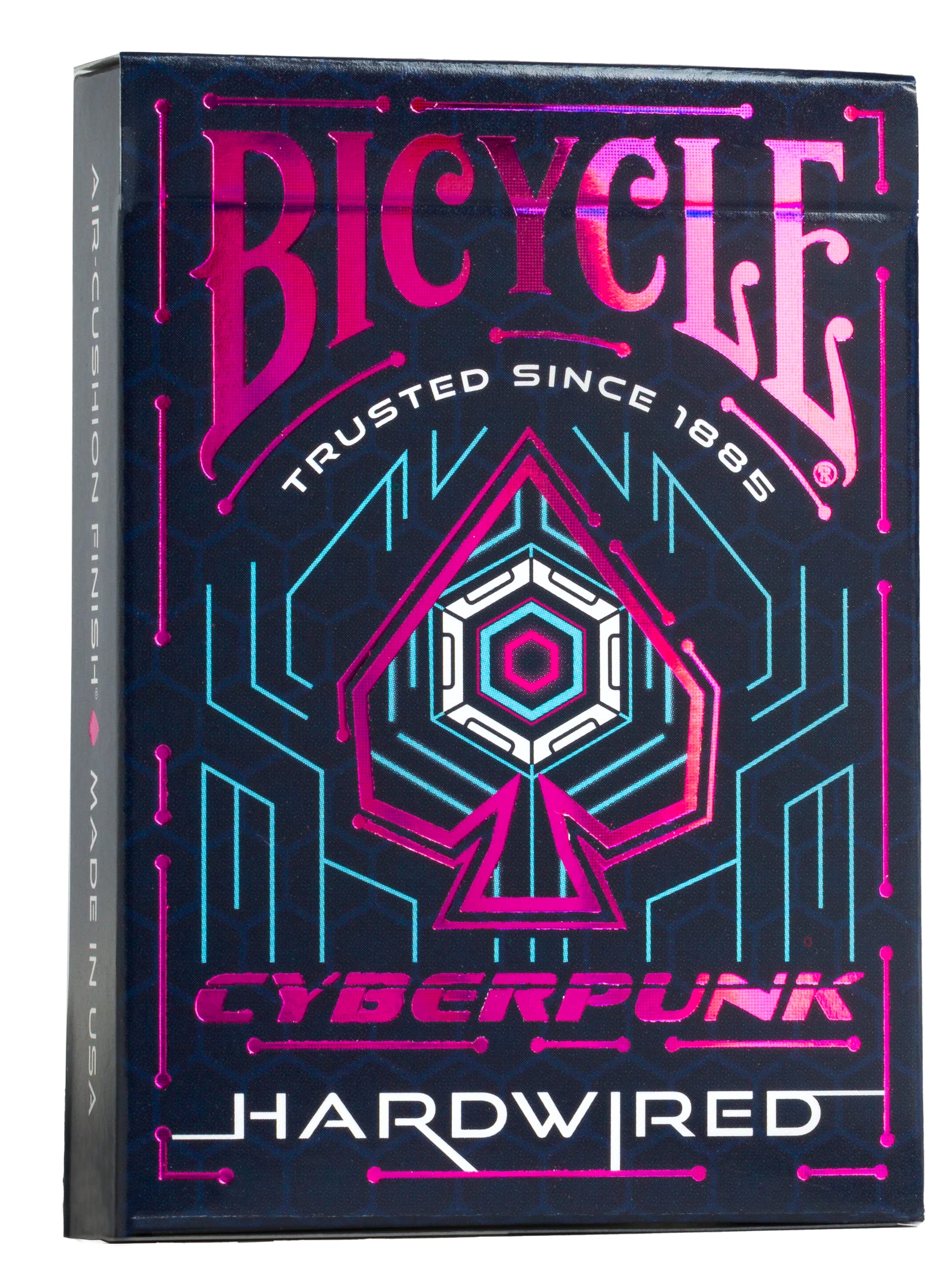 Bicycle - Juego De Cartas Para Bicicleta, Cyberpunk Hardwired Premium, 1 Mazo