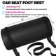 thumbnail image 3 of Reposapiés para asiento de auto Swanoo de cuero negro con correas ajustables, 3 of 6
