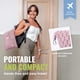 thumbnail image 3 of Manta De Viaje Plegable Para Avión O Coche Con Funda Y Clip, 3 of 8