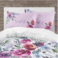 Milsleep - Juego De Cama Infantil Sweet Woodlands Floral (Edredón O Funda Nórdica)