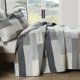 thumbnail image 2 of Juego de colcha DUOHONG King 249x269 cm 3 piezas Gris/Beige, 2 of 6