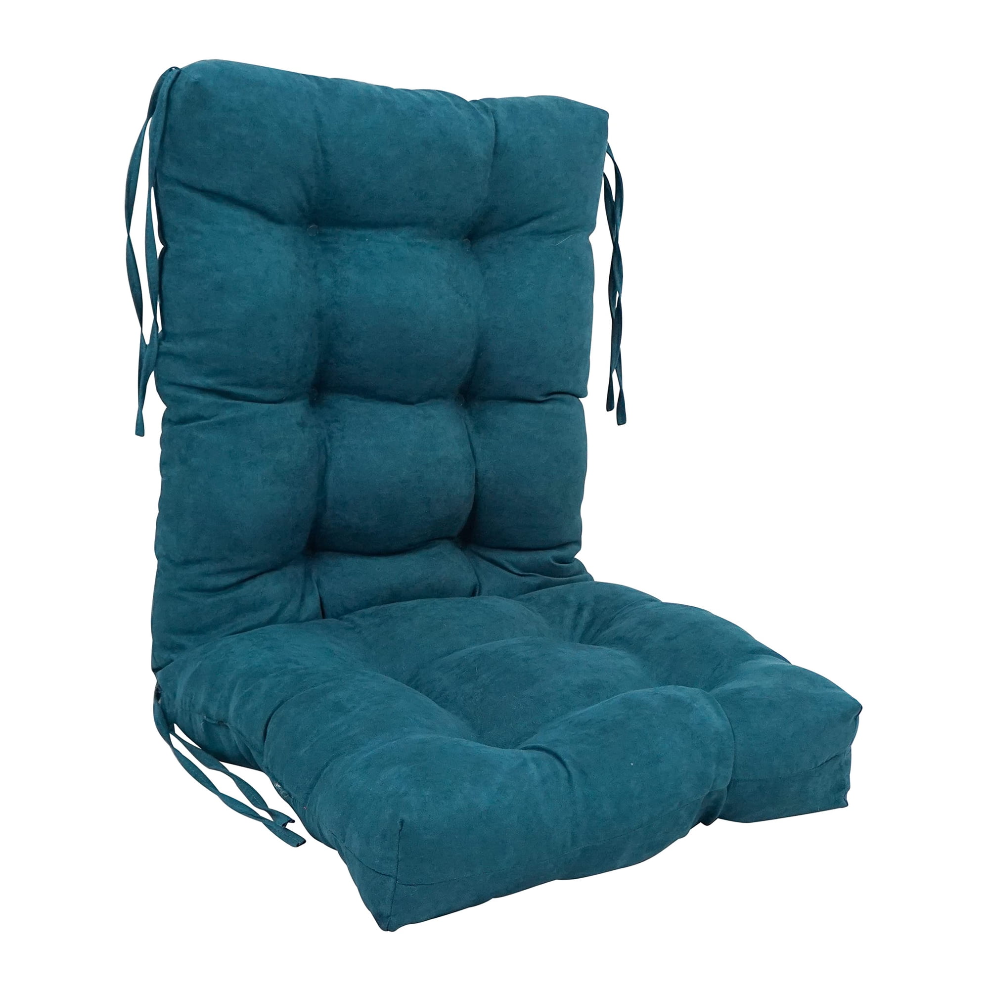 Cojín Para Silla Blazing Needles, Microgamuza, 45 X 97 Cm, Color Verde Azulado