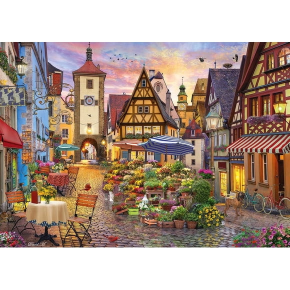 Rompecabezas Schmidt Romantic Bavaria 1000 Piezas