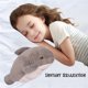 thumbnail image 4 of Peluche Tiburón Musculoso NCAIUNAE 35 cm Gris - Almohada, 4 of 7
