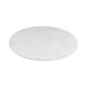 thumbnail image 4 of Mantel Redondo Portátil Con Respaldo De Franela, Lavable, Antideslizante, Cubierta Para Mesa De Picnic, 48 Pulgadas, Color Blanco, 4 of 5