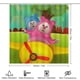 thumbnail image 2 of Billy Bam Bam-theme 4-Piece Shower Curtain Set with Rugs, Waterproof Bathroom Decor Set Includes Bath Mat, U-Shaped Rug, Toilet Lid Cover and Curtain with Hooks, 2 of 6
