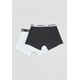 thumbnail image 2 of Bóxer Hombre Bipack Pretina Color Blanco/Negro Corona, 2 of 5