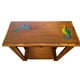 thumbnail image 3 of Mesa De Arrimo Cafe Con Grabado De Resina Marino, 3 of 3