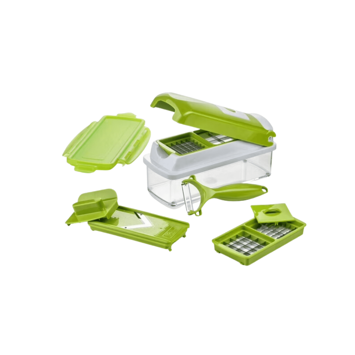 Casa Pagoda - Picador Rallador Cortador Multiuso Frutas Verduras Vegetales